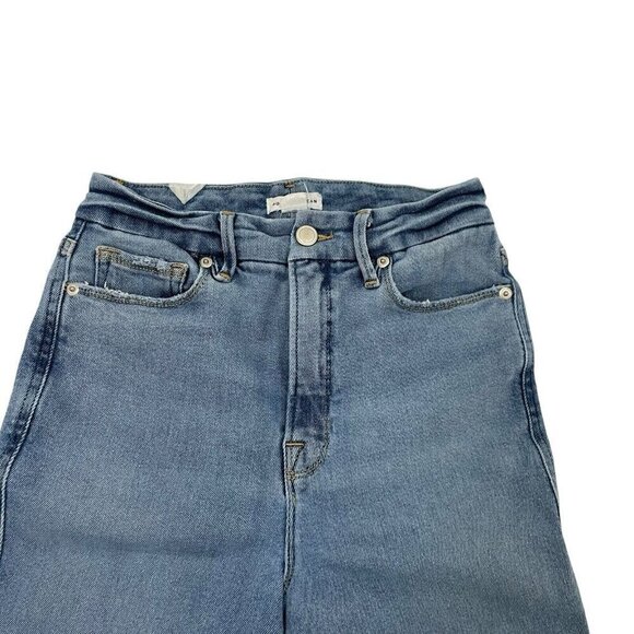 NWT Good American Good Curve Straight Jeans Stretch Denim Light Wash size 4/27 - Picture 4 of 11